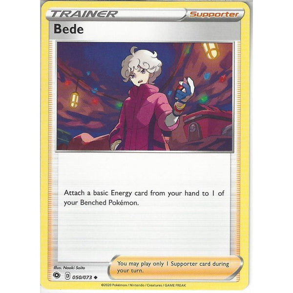 Pokemon Trading Card Game 050/073 Bede | Uncommon Card | SWSH3.5 Champion's Path