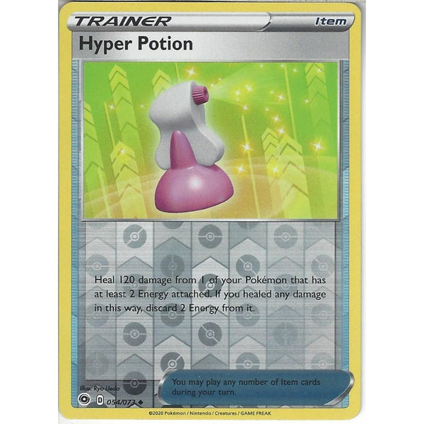 Pokemon Trading Card Game 054/073 Hyper Potion | Uncommon Reverse Holo Card | SWSH3.5 Champion's Path