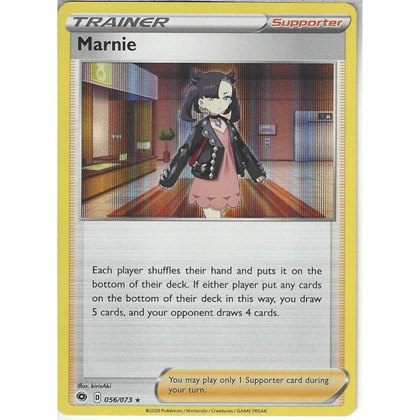 Pokemon Trading Card Game 056/073 Marnie | Rare Holo Card | SWSH3.5 Champion's Path