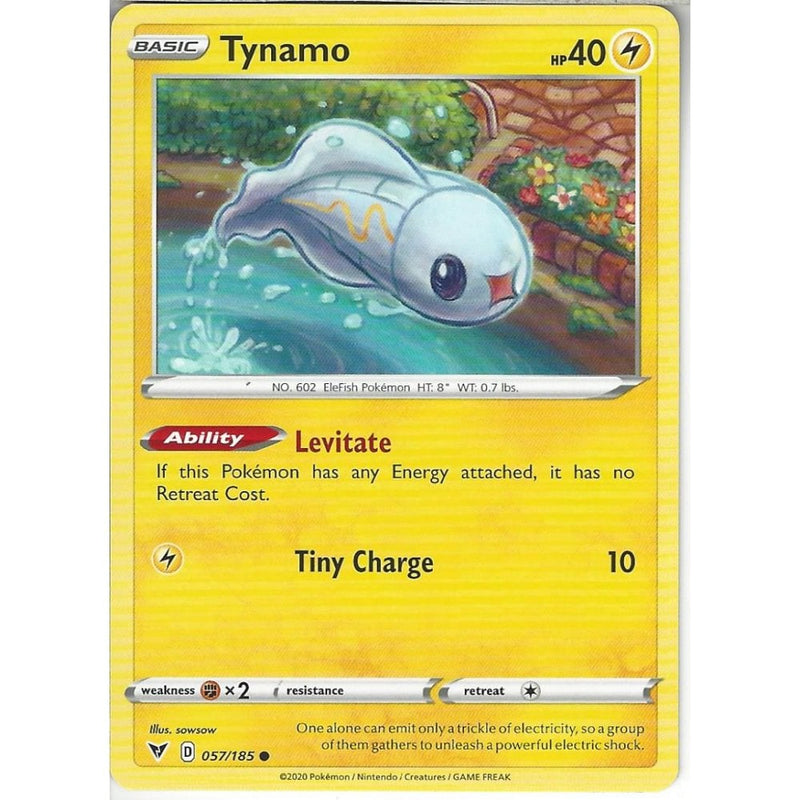 Pokemon Trading Card Game 057/185 Tynamo | Common Card | SWSH-04 Vivid Voltage