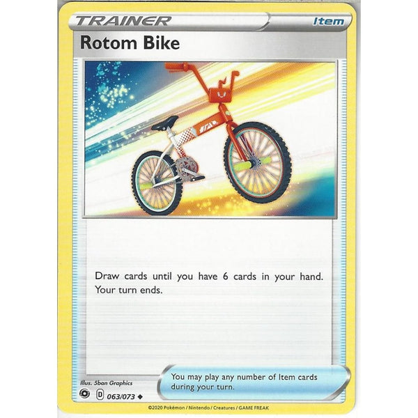 Pokemon Trading Card Game 063/073 Rotom Bike | Uncommon Card | SWSH3.5 Champion's Path