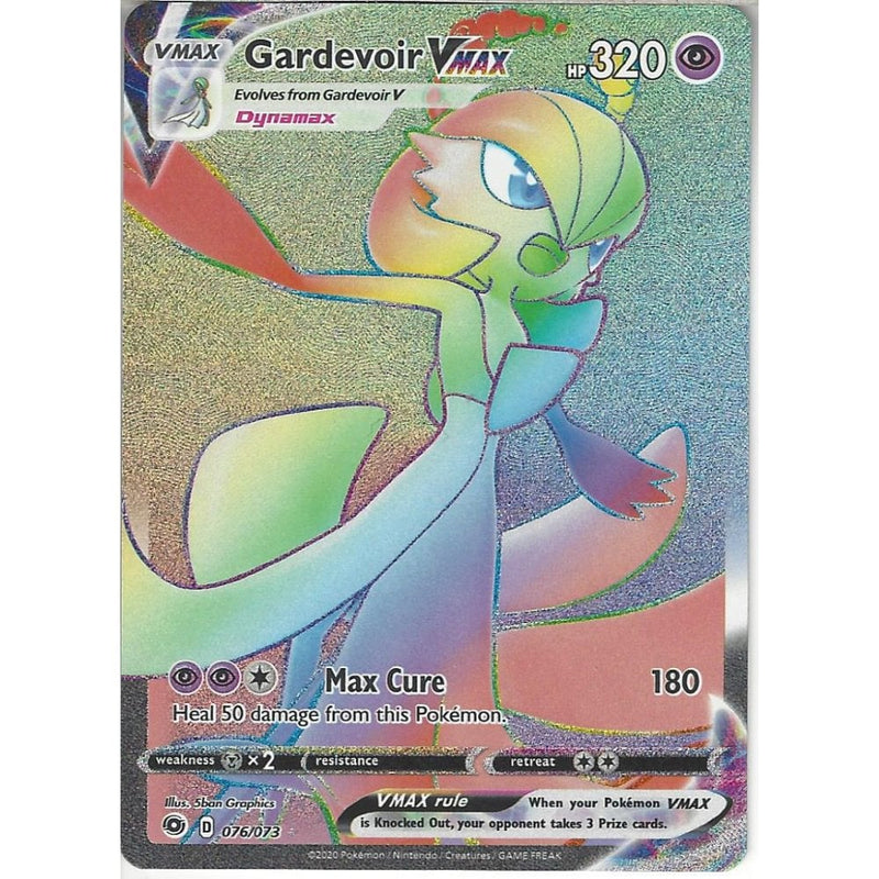 076/073 Gardevoir VMAX | Rare Rainbow Card | SWSH3.5 Champion's Path - Recaptured LTD 076/073 Gardevoir VMAX | Rare Rainbow Card | SWSH3.5 Champion's Path - Recaptured LTD