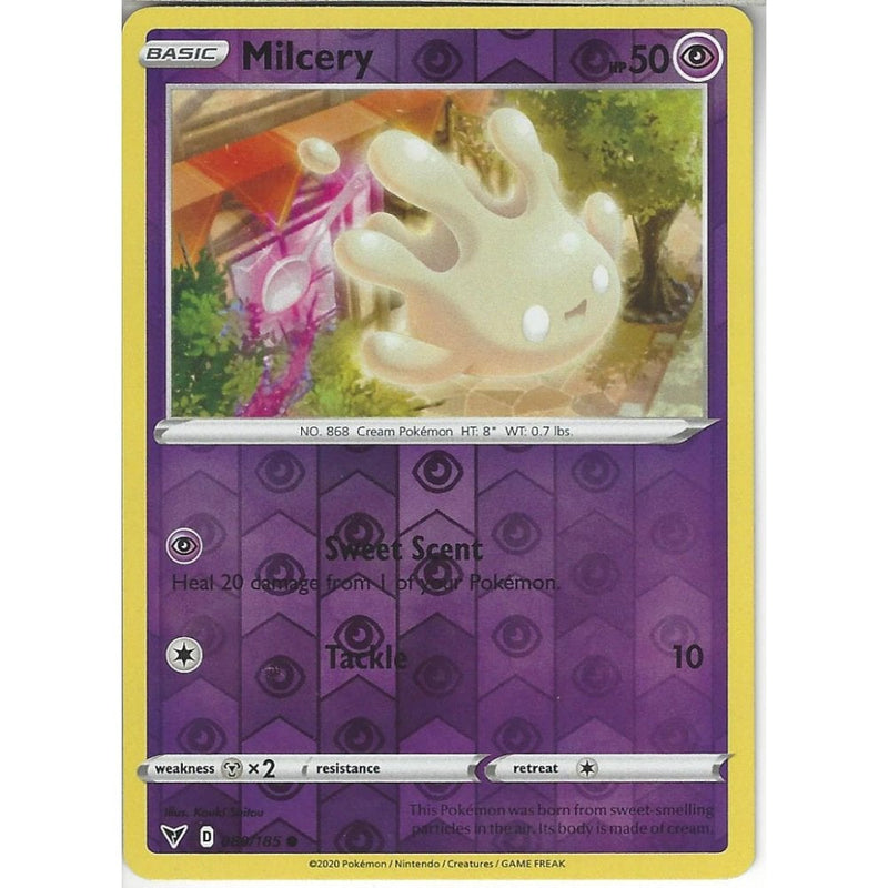080/185 Milcery | Common Reverse Holo Card | SWSH-04 Vivid Voltage