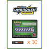 10 x Sun &amp; Moon Unbroken Bonds Online Code Cards Booster Codes TCGO SM-10