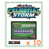 10x Pokemon Sun &amp; Moon Celestial Storm Online Code Cards Booster Codes TCGO SM-7