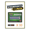 Pokemon Trading Card Game 10x Sword &amp; Shield 3.5 Champion&#039;s Path Online Code Cards
