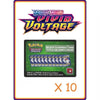 Pokemon Trading Card Game 10x Sword &amp; Shield 4 Vivid Voltage Online Code Cards