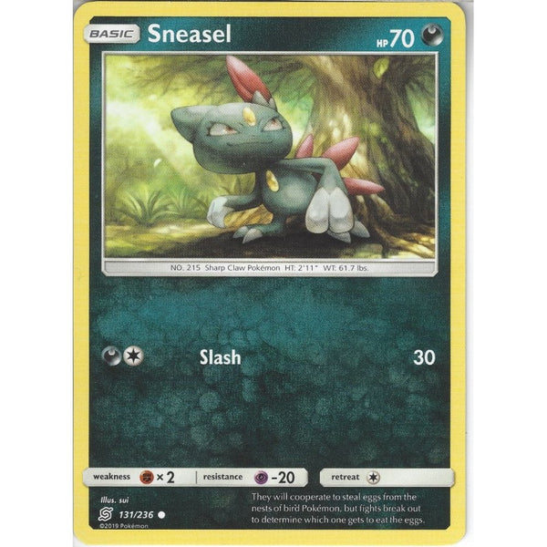 Pokemon Trading Card Game 131/236 Sneasel | Common Card | SM11 Unified Minds