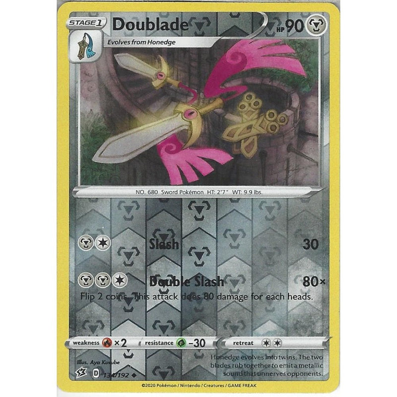 pokemon doublade card Stage 1 All Pokmon TCG card images The Pokmon Company Doublade - 133/182 133 -