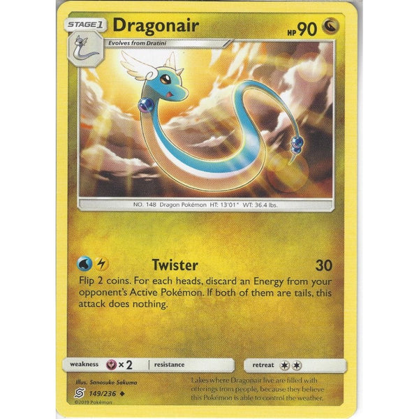Pokemon Trading Card Game 149/236 Dragonair | Uncommon Card | SM11 Unified Minds