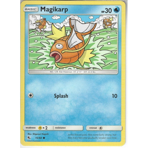Pokemon Trading Card Game 15/68 Magikarp | Common Card | Hidden Fates
