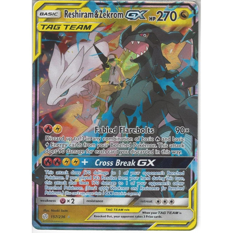 Pokemon Zekrom And Reshiram Card