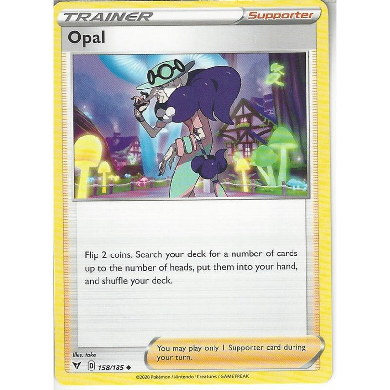 Pokemon Trading Card Game 158/185 Opal | Uncommon Card | SWSH-04 Vivid Voltage