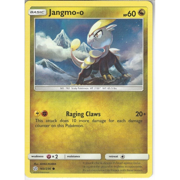 Pokemon Trading Card Game 160/236 Jangmo-o | Common Card | SM12 Cosmic Eclipse