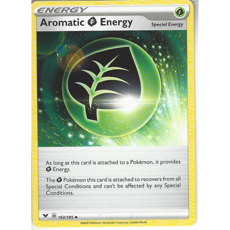 Pokemon Trading Card Game 162/185 Aromatic Grass Energy | Uncommon Card | SWSH-04 Vivid Voltage