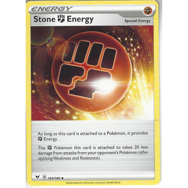 Pokemon Trading Card Game 164/185 Stone Fighting Energy | Uncommon Card | SWSH-04 Vivid Voltage