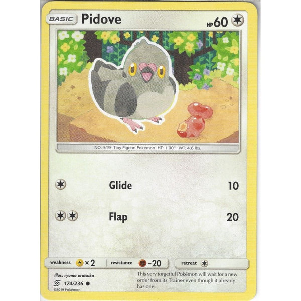 Pokemon Trading Card Game 174/236 Pidove | Common Card | SM11 Unified Minds