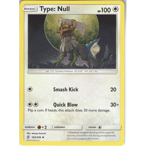 Pokemon Trading Card Game 183/236 Type: Null | Uncommon Card | SM11 Unified Minds