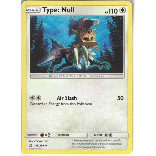 Pokemon Trading Card Game 183/236 Type: Null | Uncommon Card | SM12 Cosmic Eclipse