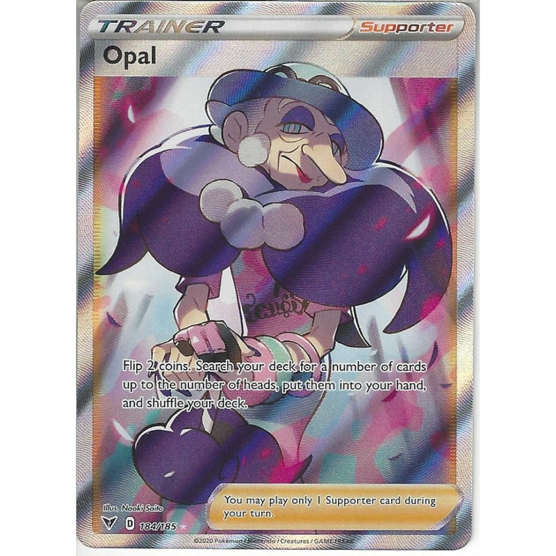 Pokemon Trading Card Game 184/185 Opal | Rare Ultra Card | SWSH-04 Vivid Voltage