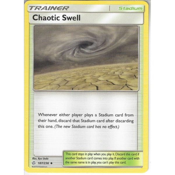 Pokemon Trading Card Game 187/236 Chaotic Swell | Uncommon Card | SM12 Cosmic Eclipse