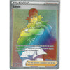 Pokemon Trading Card Game 195/185 Leon | Rare Rainbow Card | SWSH-04 Vivid Voltage