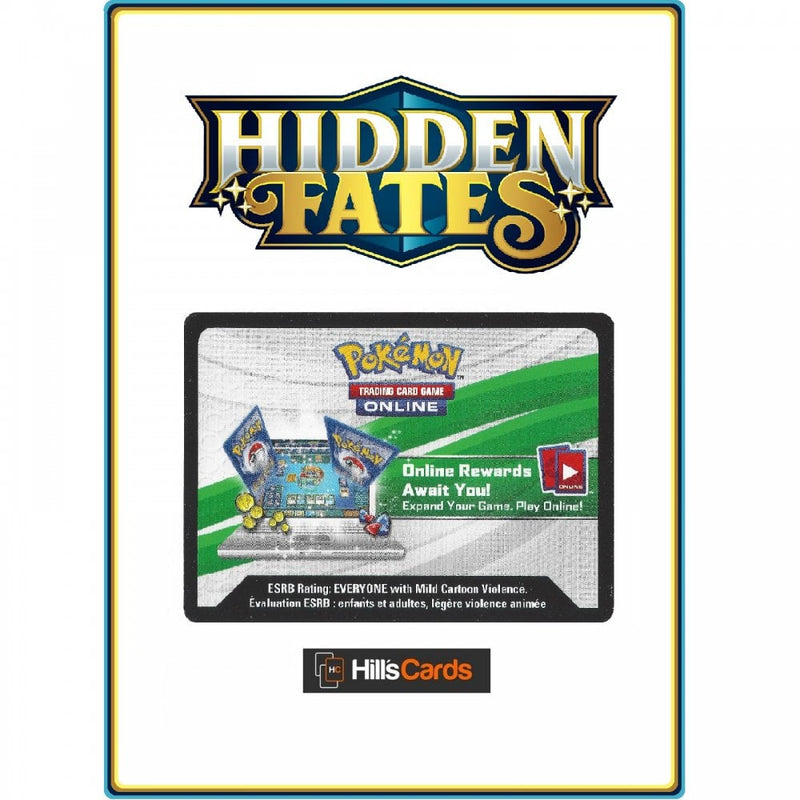 1x Hidden Fates Online Code Card - Recaptured LTD 1x Hidden Fates Online Code Card - Recaptured LTD