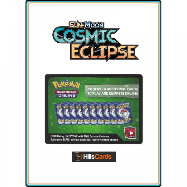 Pokemon Trading Card Game 1x Sun &amp; Moon Cosmic Eclipse Online Code Card