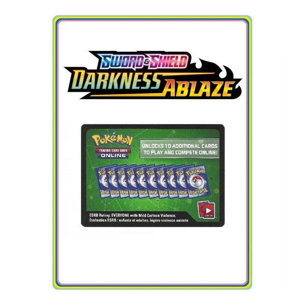 Pokemon Trading Card Game 1x Sword &amp; Shield 3 Darkness Ablaze Online Code Card