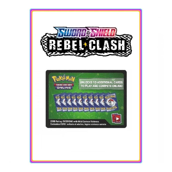 Pokemon Trading Card Game 1x Sword &amp; Shield Rebel Clash Online Code Card