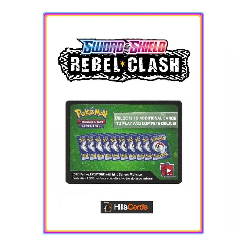 1x Sword & Shield Rebel Clash Online Code Card - Recaptured LTD 1x Sword & Shield Rebel Clash Online Code Card - Recaptured LTD