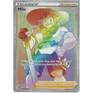 201/192 Milo | Full Art Rainbow Rare Card | Sword & Shield Rebel Clash