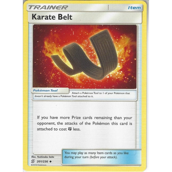 Pokemon Trading Card Game 201/236 Karate Belt | Uncommon Card | SM11 Unified Minds