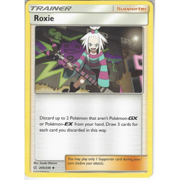 Pokemon Trading Card Game 205/236 Roxie | Uncommon Card | SM12 Cosmic Eclipse