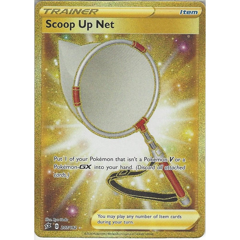 207/192 Scoop Up Net | Gold Secret Rare Card | Sword & Shield Rebel Cl