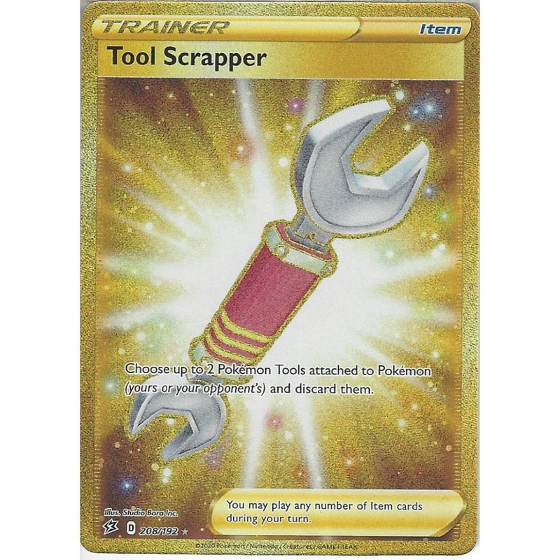 208/192 Tool Scrapper | Gold Secret Rare Card | Sword & Shield Rebel C - Recaptured LTD 208/192 Tool Scrapper | Gold Secret Rare Card | Sword & Shield Rebel C - Recaptured LTD