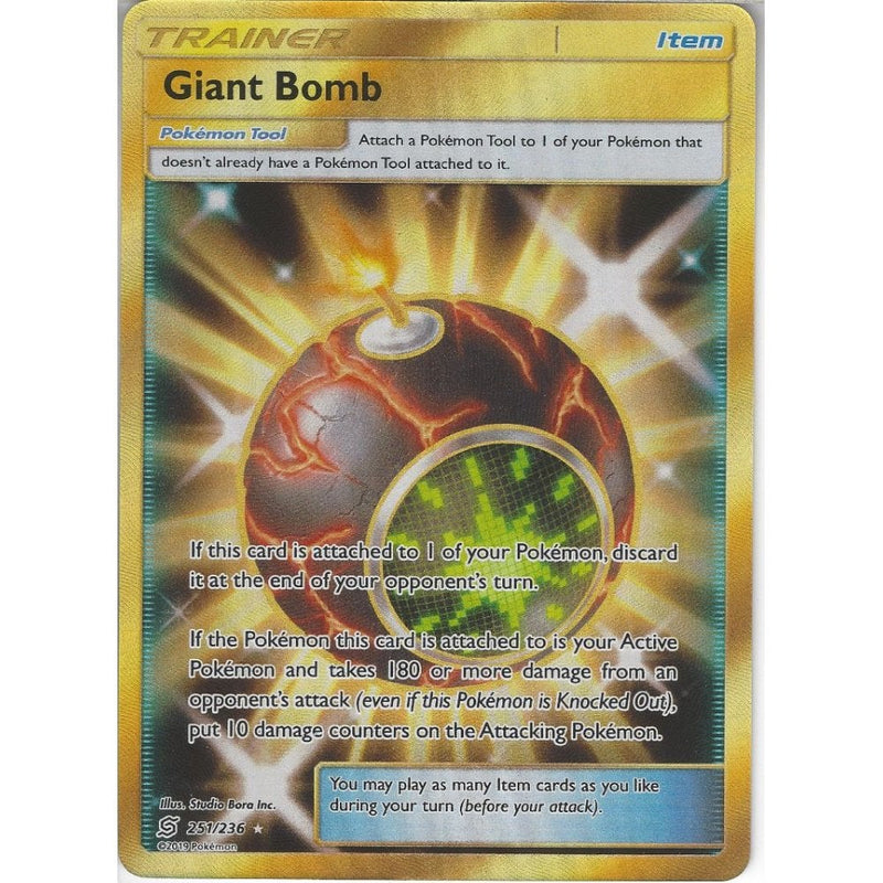 251/236 Giant Bomb | Secret Rare Card | SM11 Unified Minds