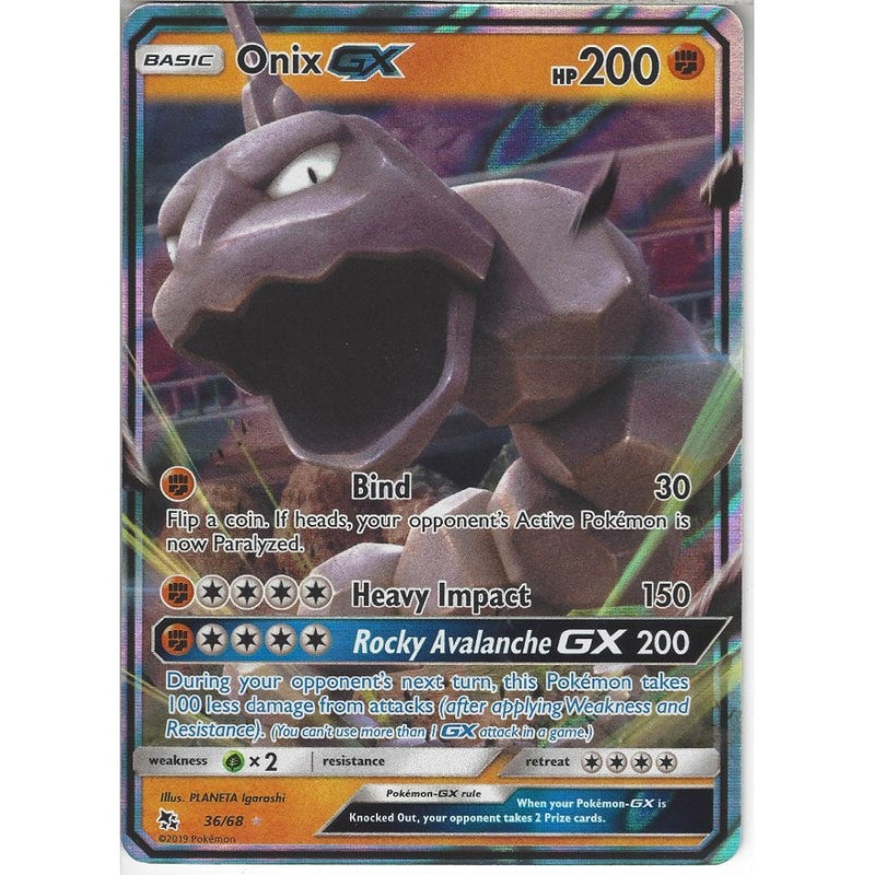 Onix GX (36/68) [Sun & Moon: Hidden Fates]