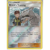 Pokemon Trading Card Game 55/68 Brock&#039;s Training |  Rare Reverse Holo Card | Hidden Fates