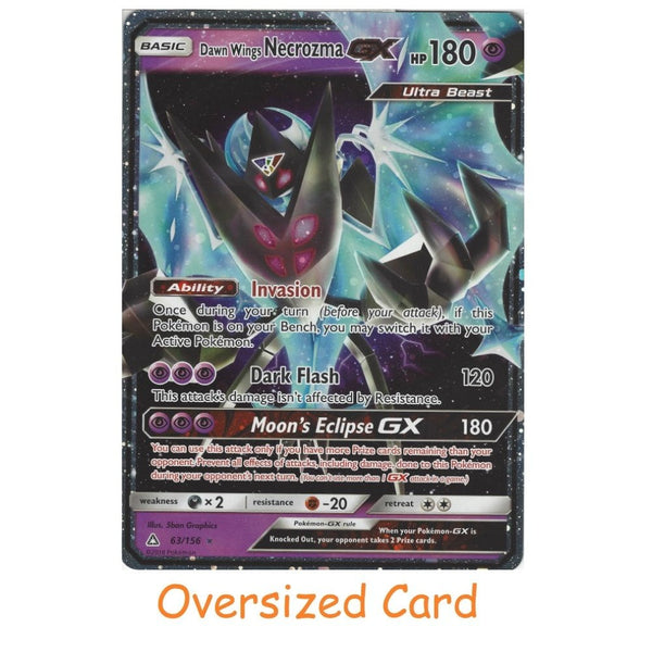 Pokemon Trading Card Game 63/156 Dawn Wings Necrozma | Jumbo Oversized Promo Card | Holo Rare