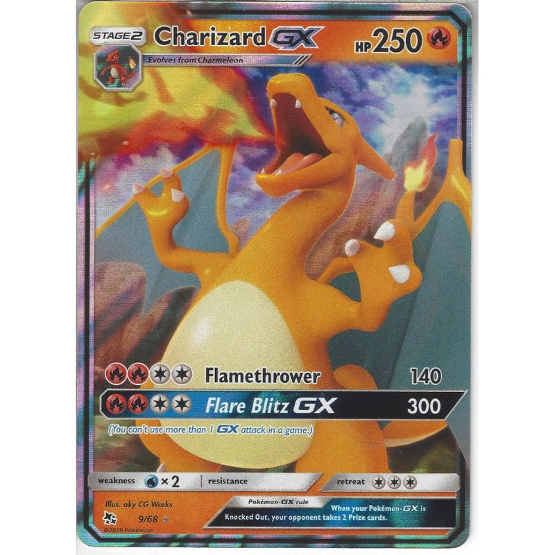 holographic charizard gx card 9/68 Charizard GX | Rare Holo GX Card | Hidden Fates