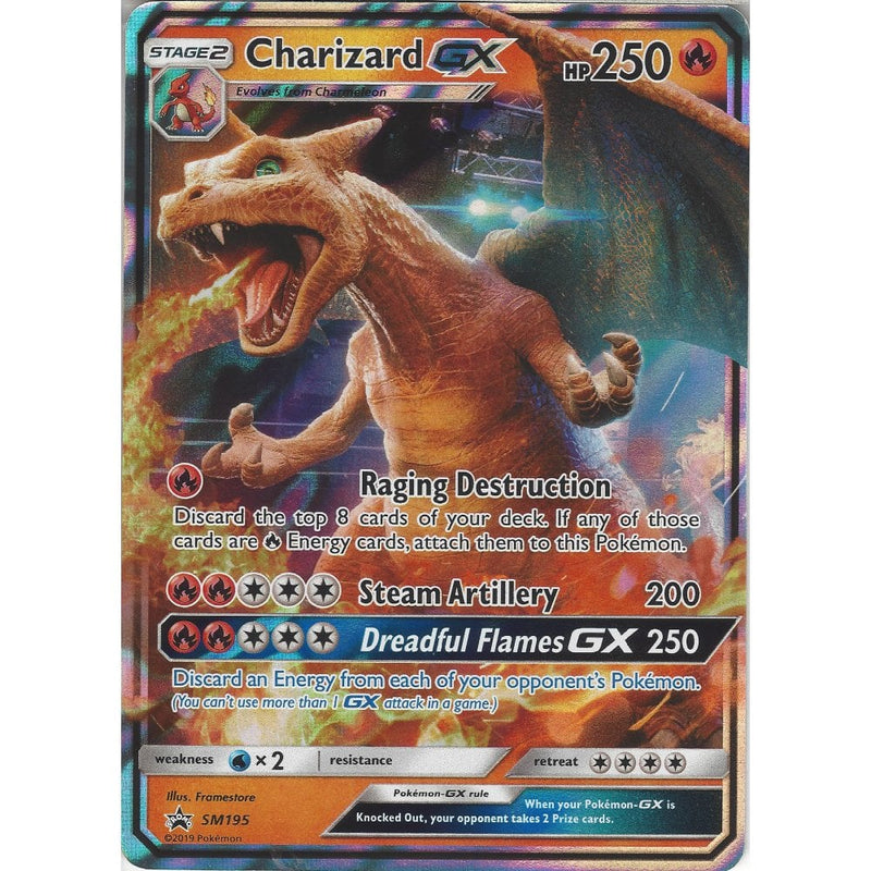 Charizard GX - SM195 - Rare Holo GX - Black Star Promo Card