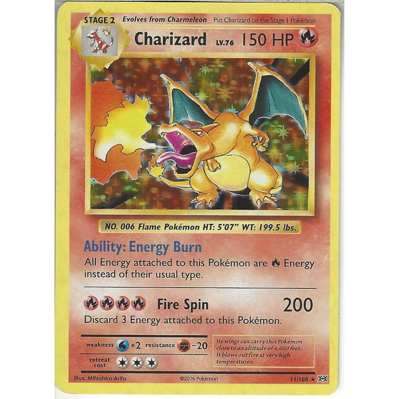 Charizard Lv.76 11/108 | Rare Holo Card | XY Evolutions (NM) - Recaptured LTD Charizard Lv.76 11/108 | Rare Holo Card | XY Evolutions (NM) - Recaptured LTD