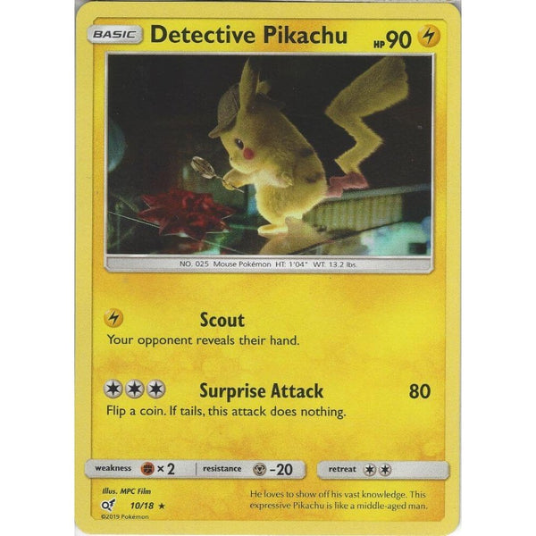 is the detective pikachu card rare - 10/18 - Holo Foil - Detective Pikachu Quantity:5 (Save 10%) Foreign Pokémon Card [Fighting]×2 Magician of Black Chaos