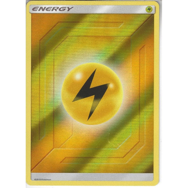 Pokemon Trading Card Game Lightning Energy | Reverse Holo Card | Hidden Fates