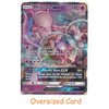 Pokemon Trading Card Game Mewtwo GX - SM196 - Rare Holo GX - Jumbo Oversized Black Star Promo