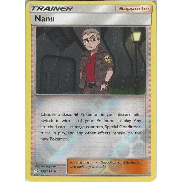 Nanu - 150/181 - Uncommon Reverse Holo Card - SM09 Team Up