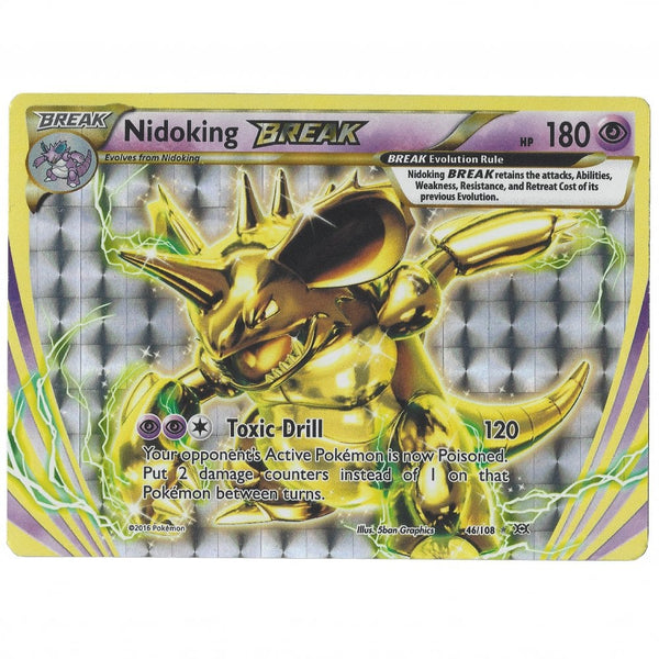 2016 nidoking pokemon card value 46/108 BREAK | Rare Holo BREAK | XY12 Evolutions Purchase Options:Raw making it a versatile Magic Doctor Who Card Mega Rayquaza Pokemon Card