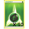 POKEMON: 10 GRASS / LEAF ENERGY CARDS - NEW - UNUSED