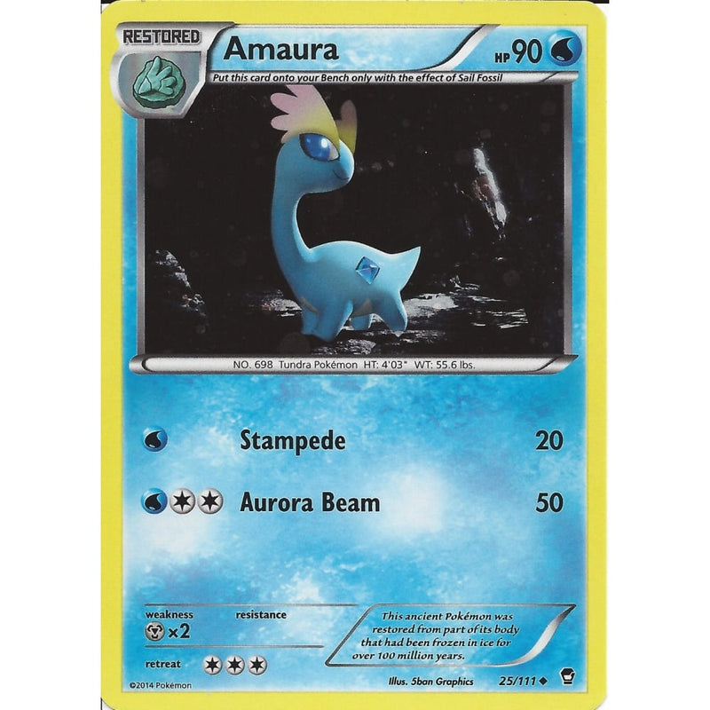 Pokemon AMAURA 25/111 ALTERNATE HOLO - PROMO CARD